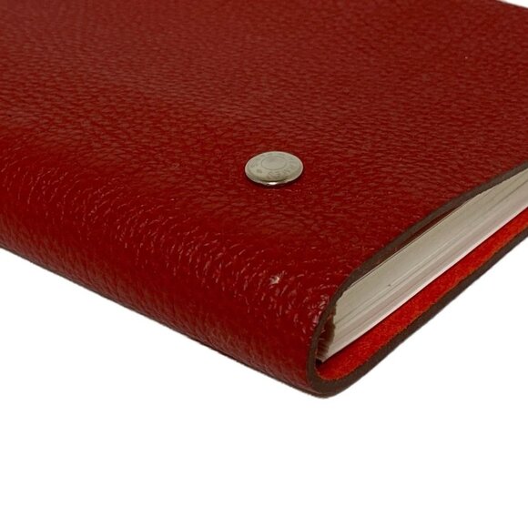 HERMES Ulysse PM - Ruby Taurillon Clemence Square O Agenda 234-073025 - Picture 3 of 9